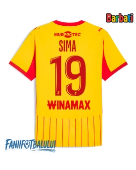 RC Lens Abdallah Sima #19 Tricou Fotbal Replică 2025-26 Barbati Acasa